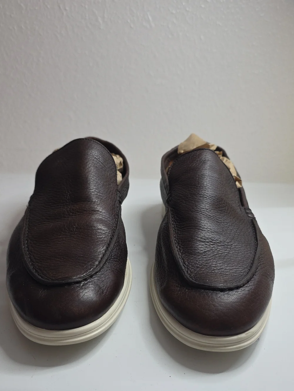 TO BOOT NEW YORK ADAM DERRICK FORZA DEER SKIN ULTRA SOFT LEATHER LOAFERS MENS 13